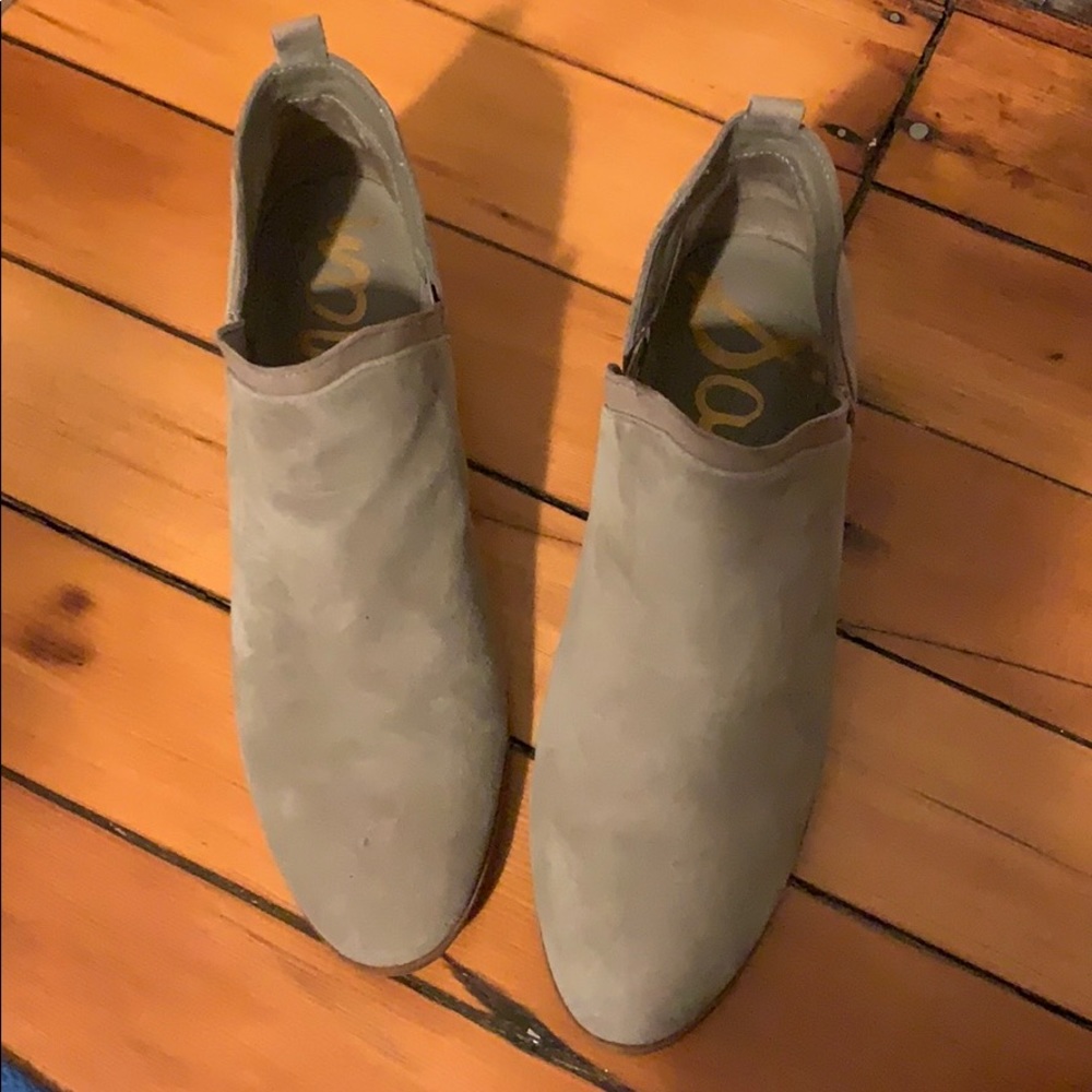 Women’s beige booties Sam Edelman